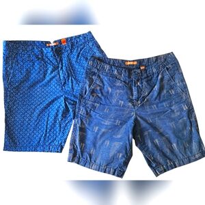 Lot 2x 32 Men's Joe Fresh Cotton Shorts Golf Sailing Board Short